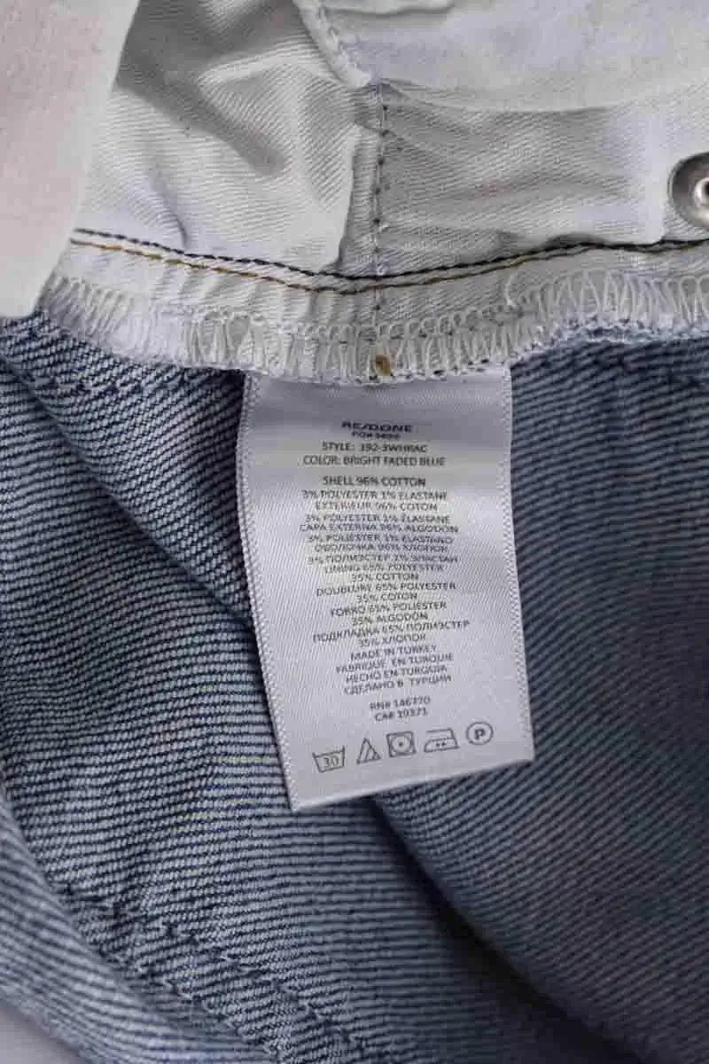 Jean slim RE/DONE Bleu en Coton