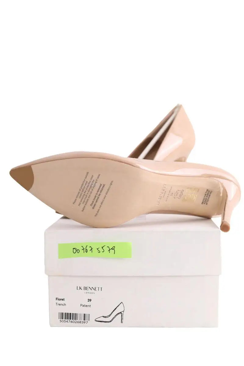 Talons LK Bennett Floret Beige en Cuir végétal