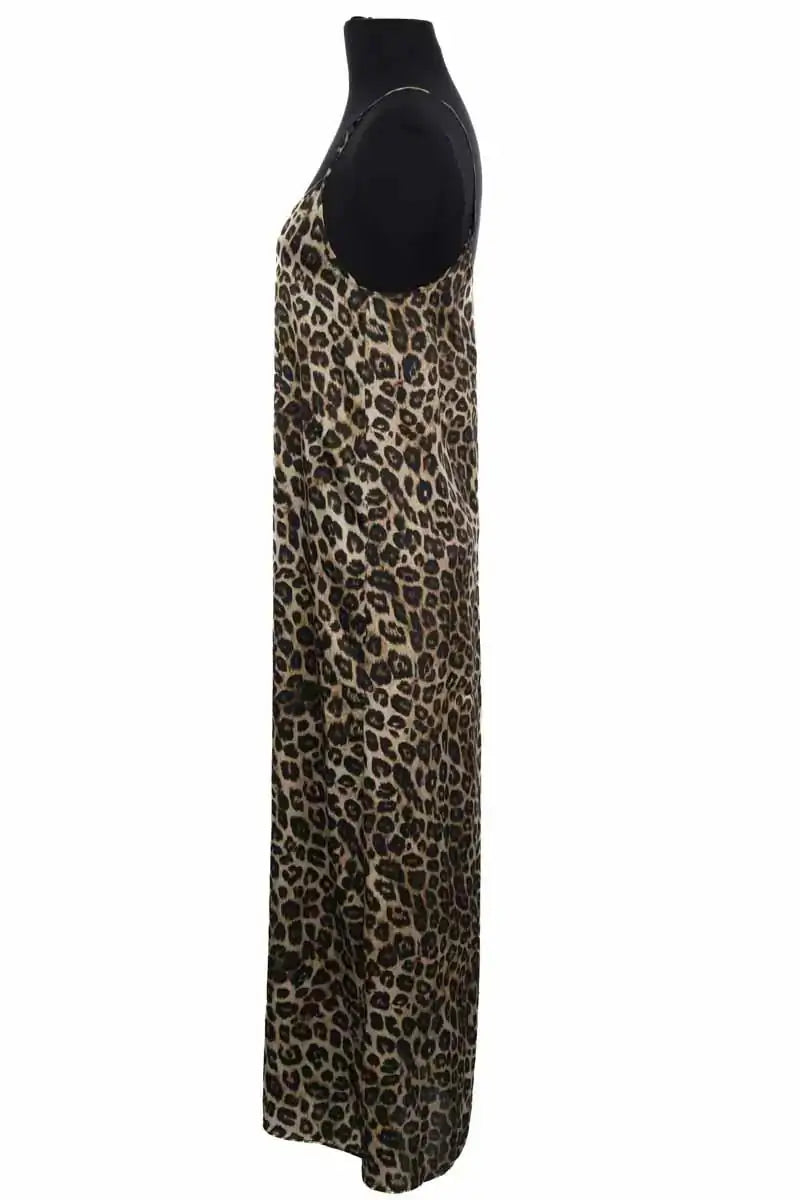 Robe The Kooples Marron en Soie