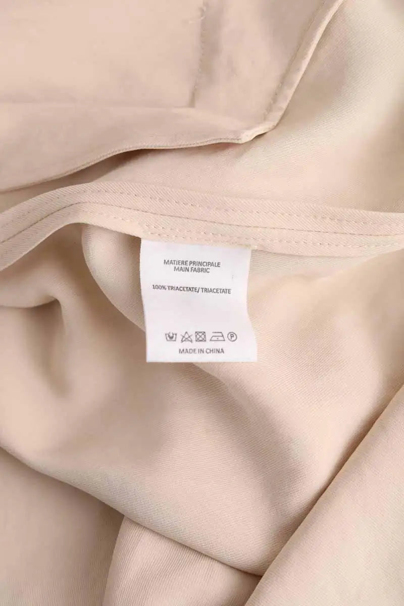 Trench-coat Vanessa Bruno Beige en Synthétique