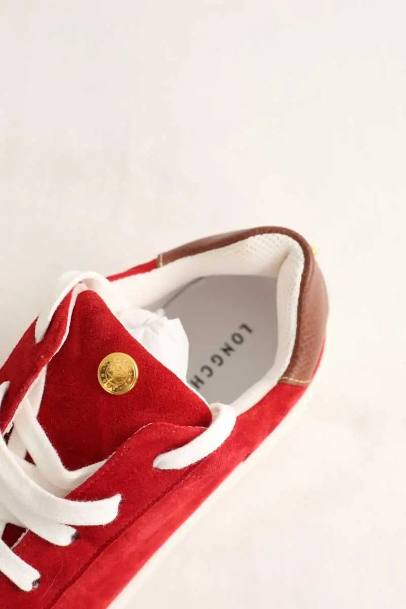Baskets Longchamp  Rouge