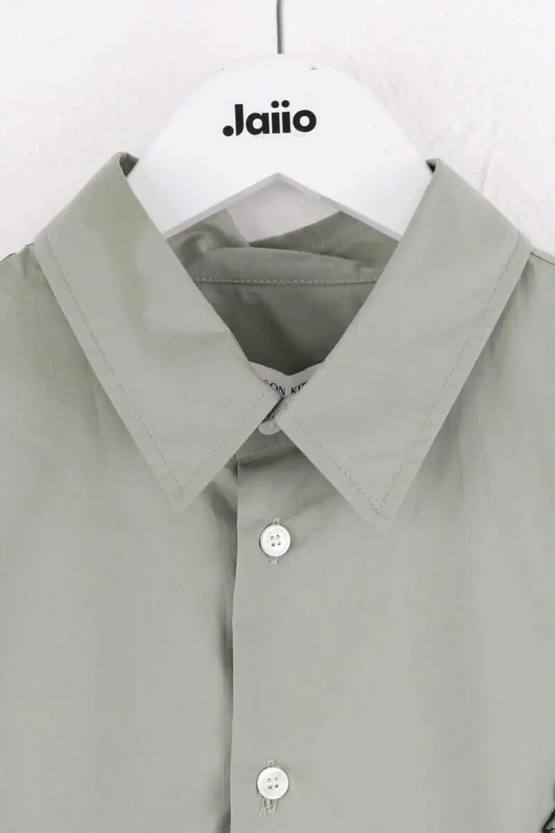 Chemise Kitsuné Vert en Coton