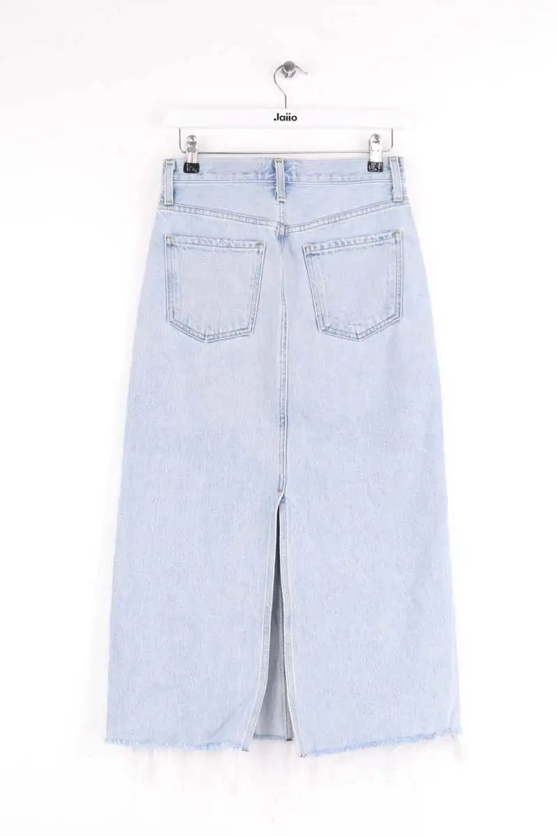 Jupe Agolde Bleu en Coton