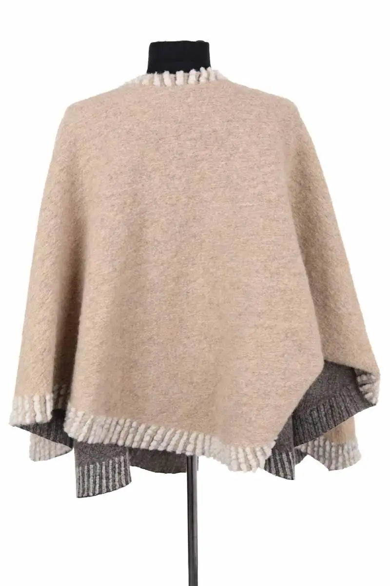 Manteau Maje Multicolore en Laine