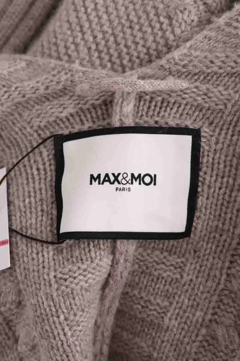 Poncho Max & Moi Beige en Laine