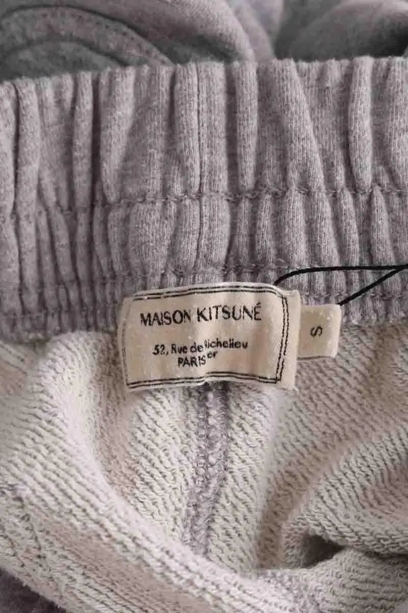 Pantalon de sport Kitsuné Gris en Coton