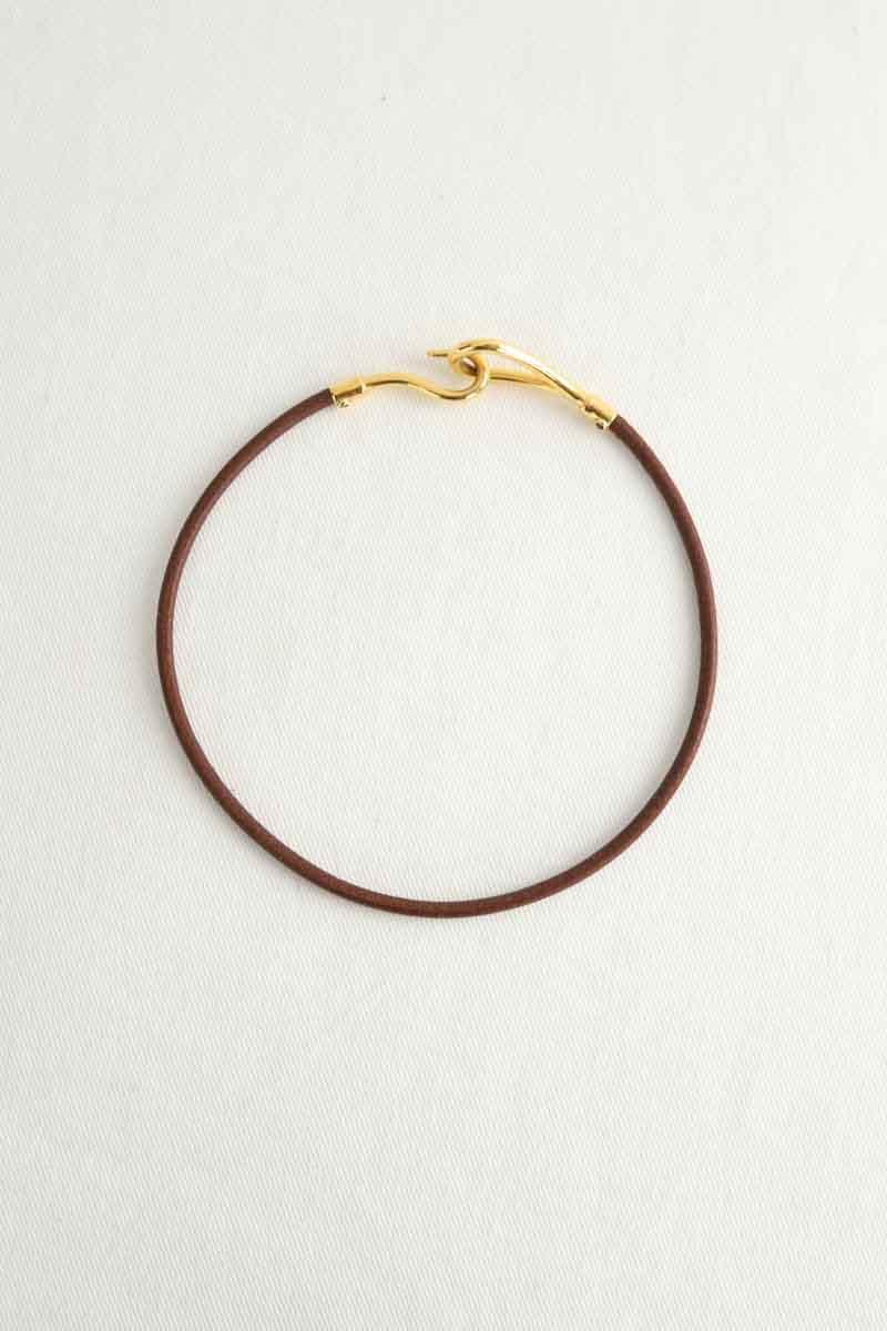 Collier Hermès Jumbo Marron