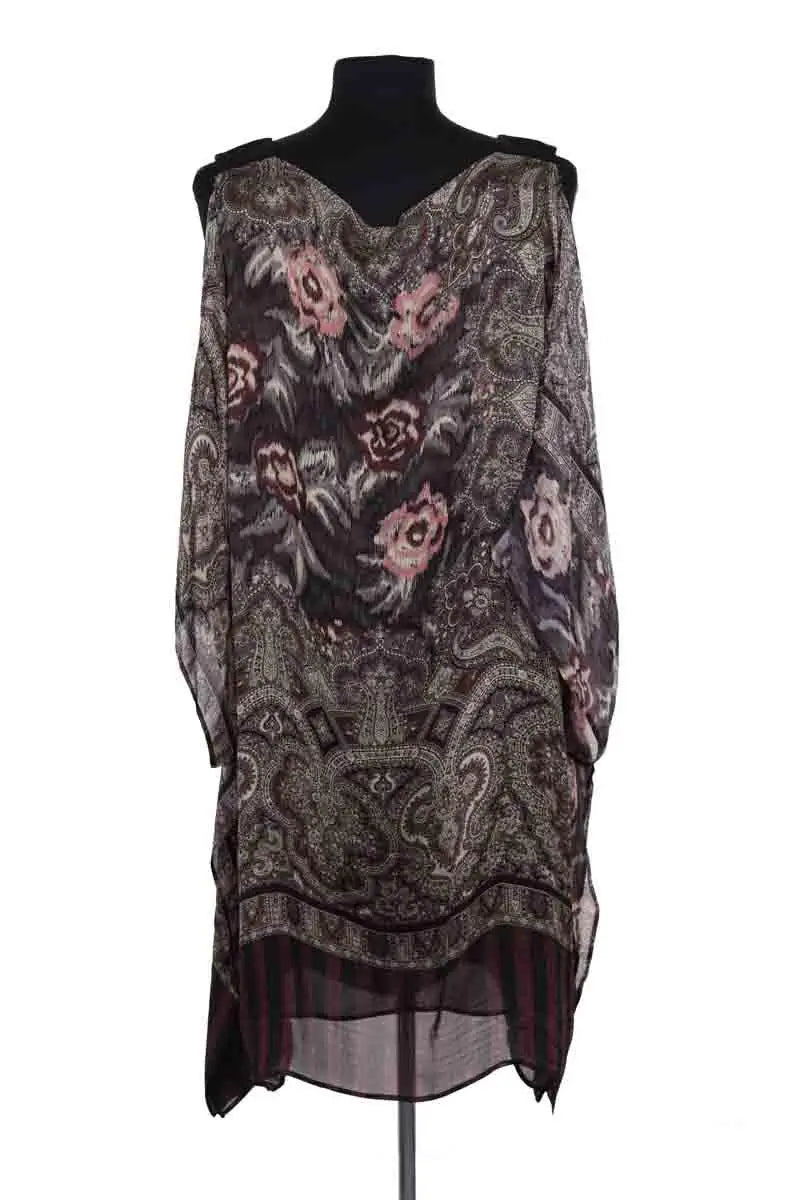 Robe Kenzo Marron en Soie