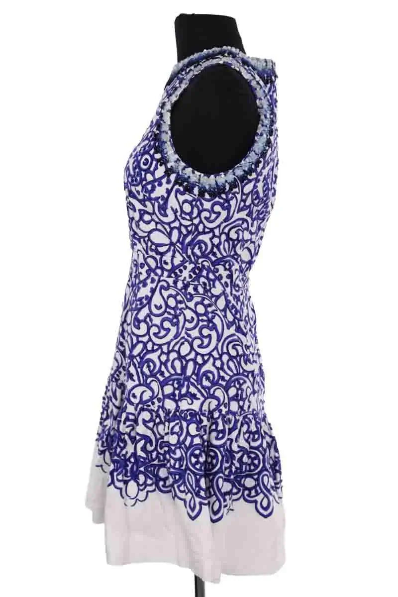 Robe Manoush Blanc en Coton