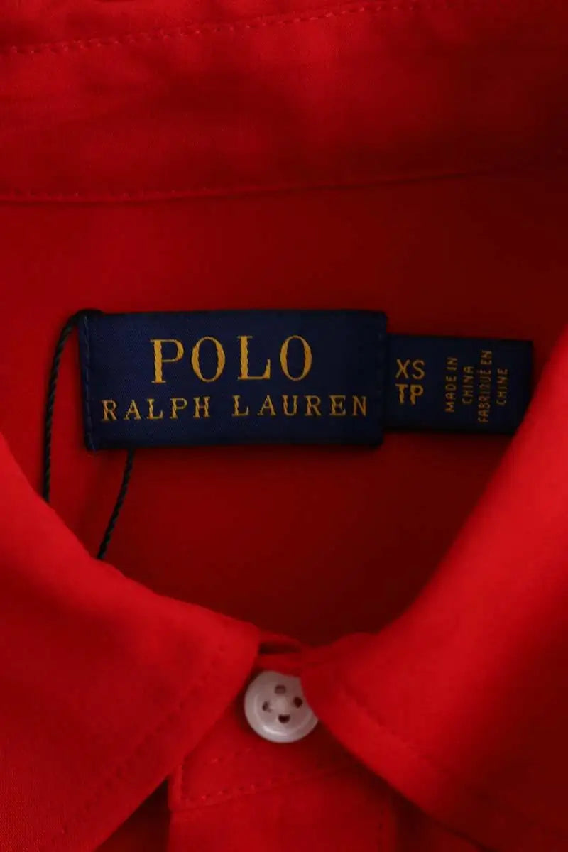 Chemise Ralph Lauren Rouge en Soie