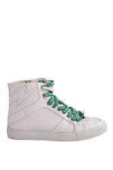 Baskets Zadig & Voltaire Blanc en Cuir, taille 37 - Seconde Main