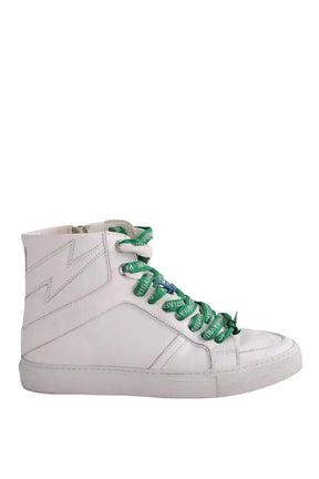Baskets Zadig & Voltaire Blanc en Cuir, taille 37 - Seconde Main