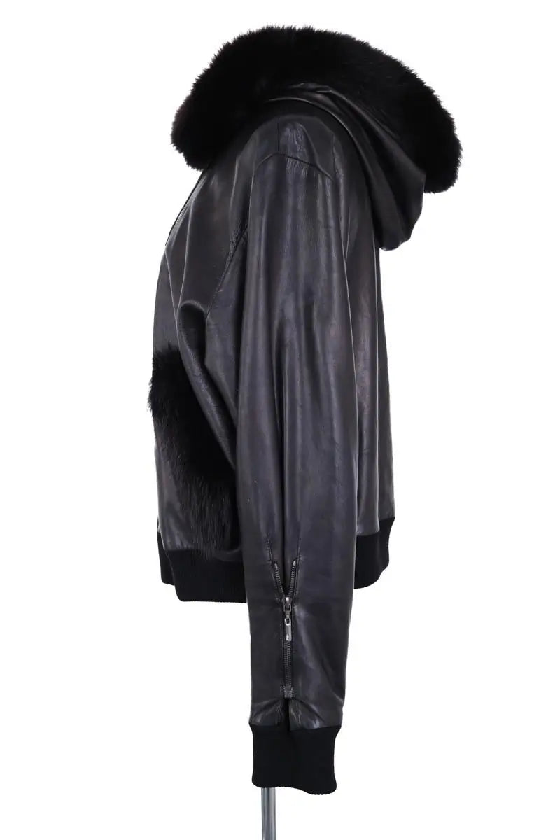 Blouson John Galliano Noir en Cuir