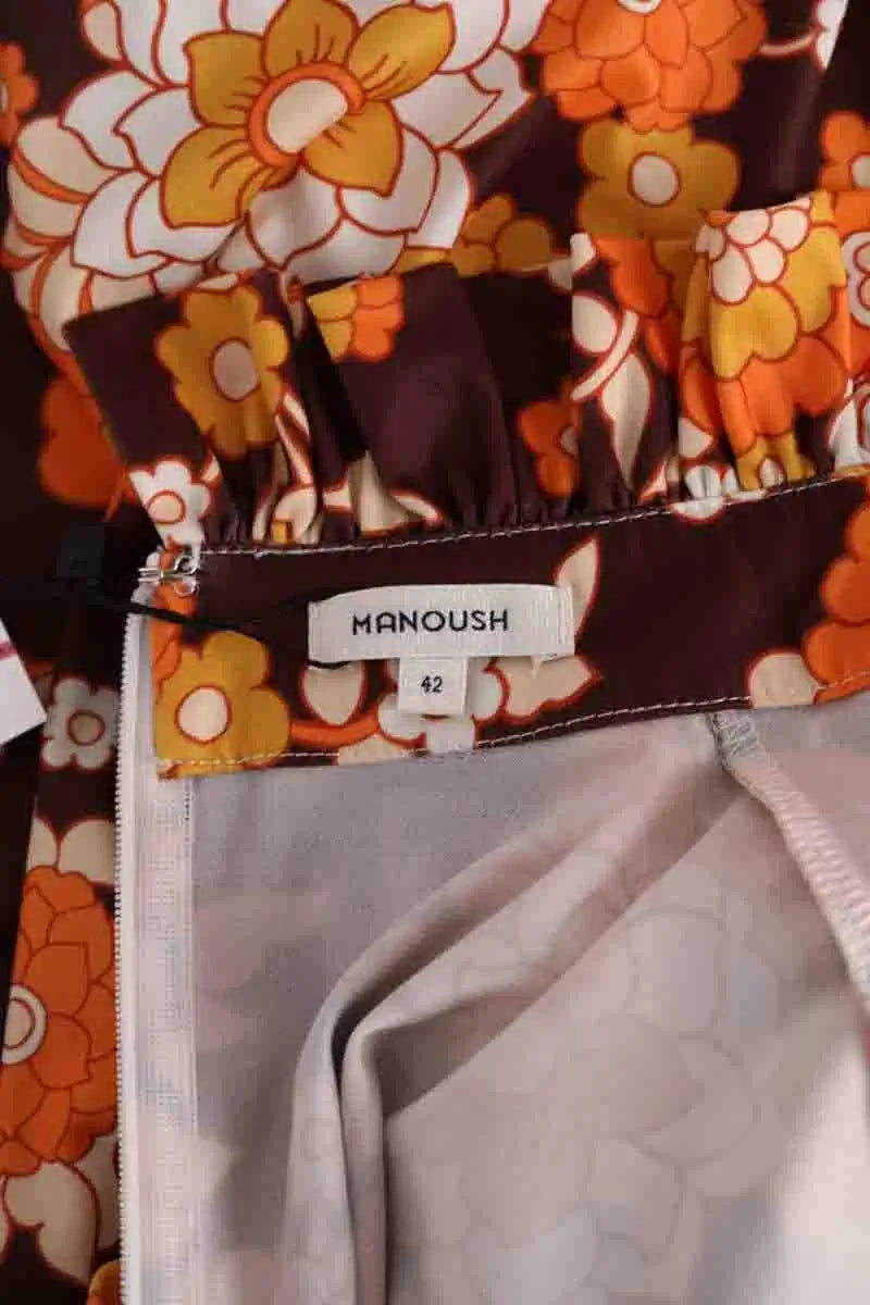 Top Manoush Marron en Synthétique