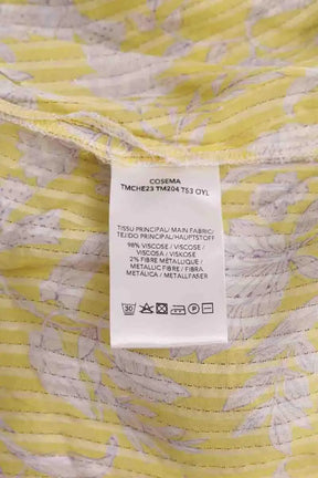Chemise Tara Jarmon Jaune en Viscose