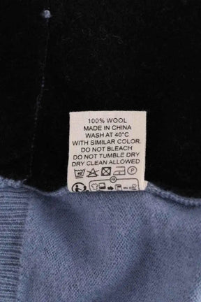 Cardigan BRUT Bleu en Laine