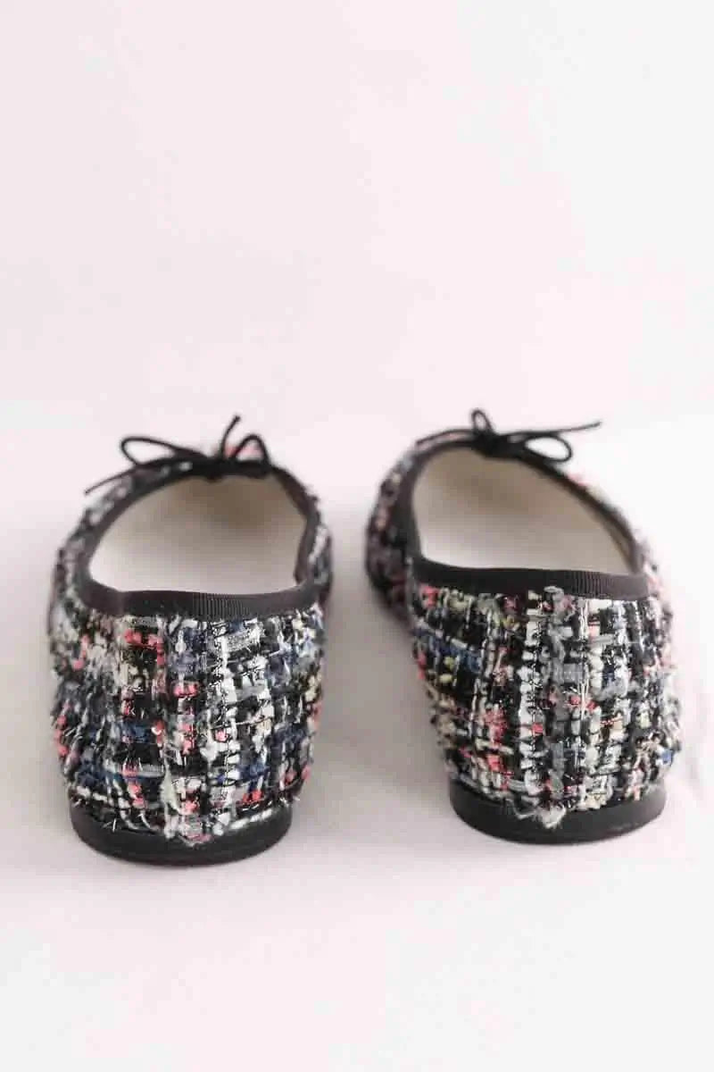 Ballerines Repetto Noir en Tissu