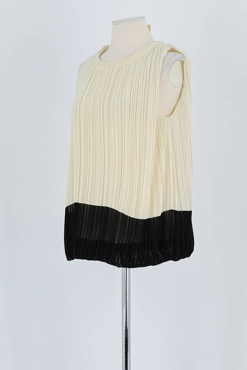 Top sans manche Sonia Rykiel  Beige