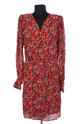 Robe The Kooples Rouge en Synthétique, taille L - Seconde Main