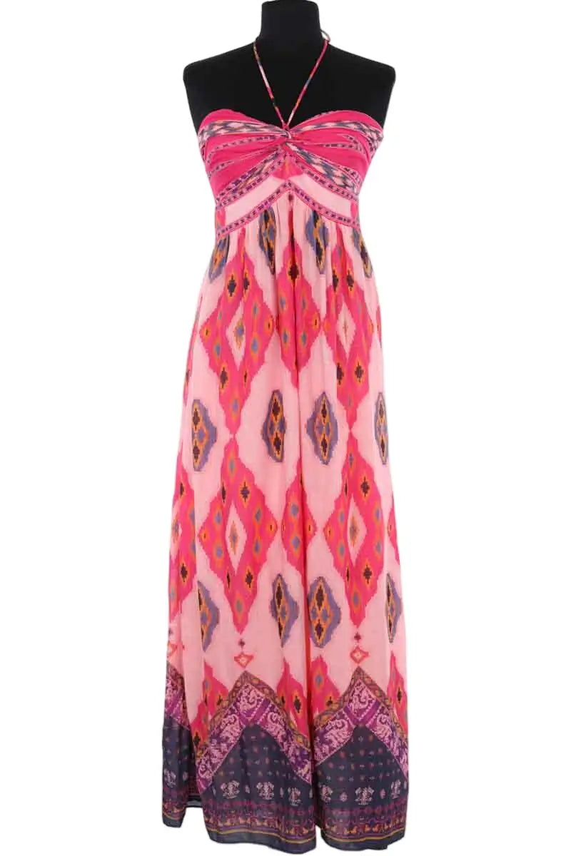 Robe Ba&Sh Rose en Coton, taille S - Seconde Main