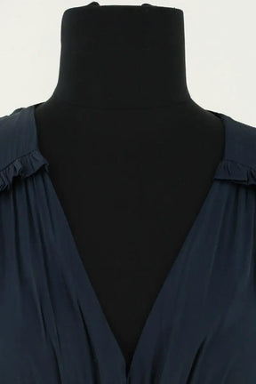 Robe Maje Bleu en Synthétique