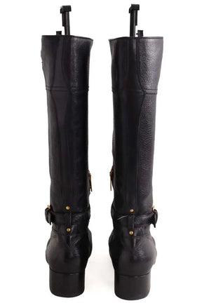 Bottes Prada Noir en Cuir