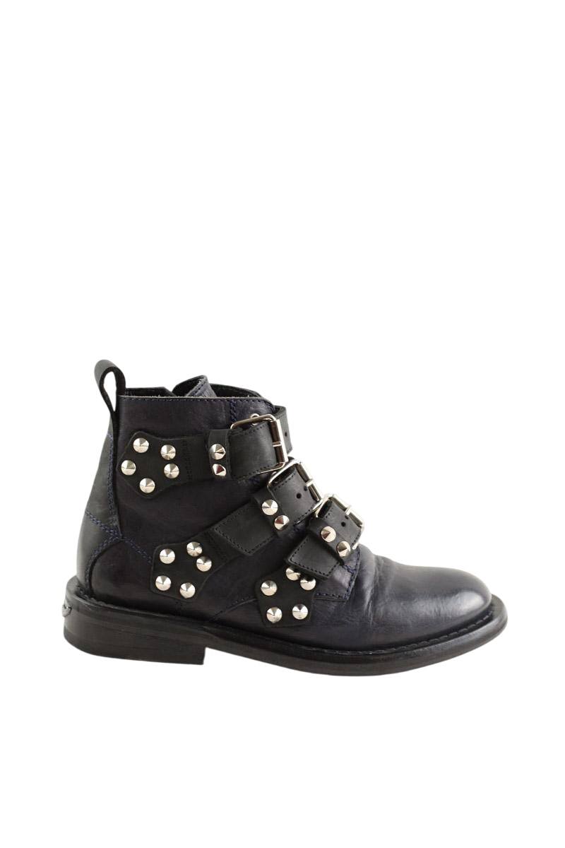 Boots à boucles Zadig & Voltaire Laureen Spikes Noir