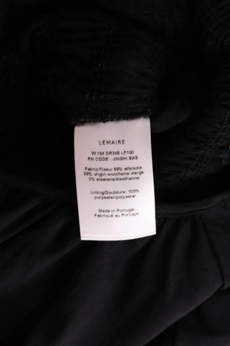 Robe Lemaire Noir en Soie