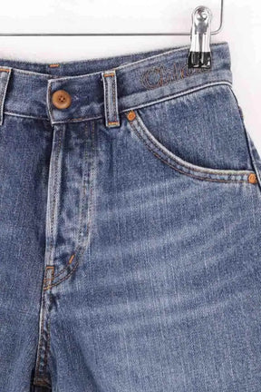Mini short Chloé Bleu en Coton