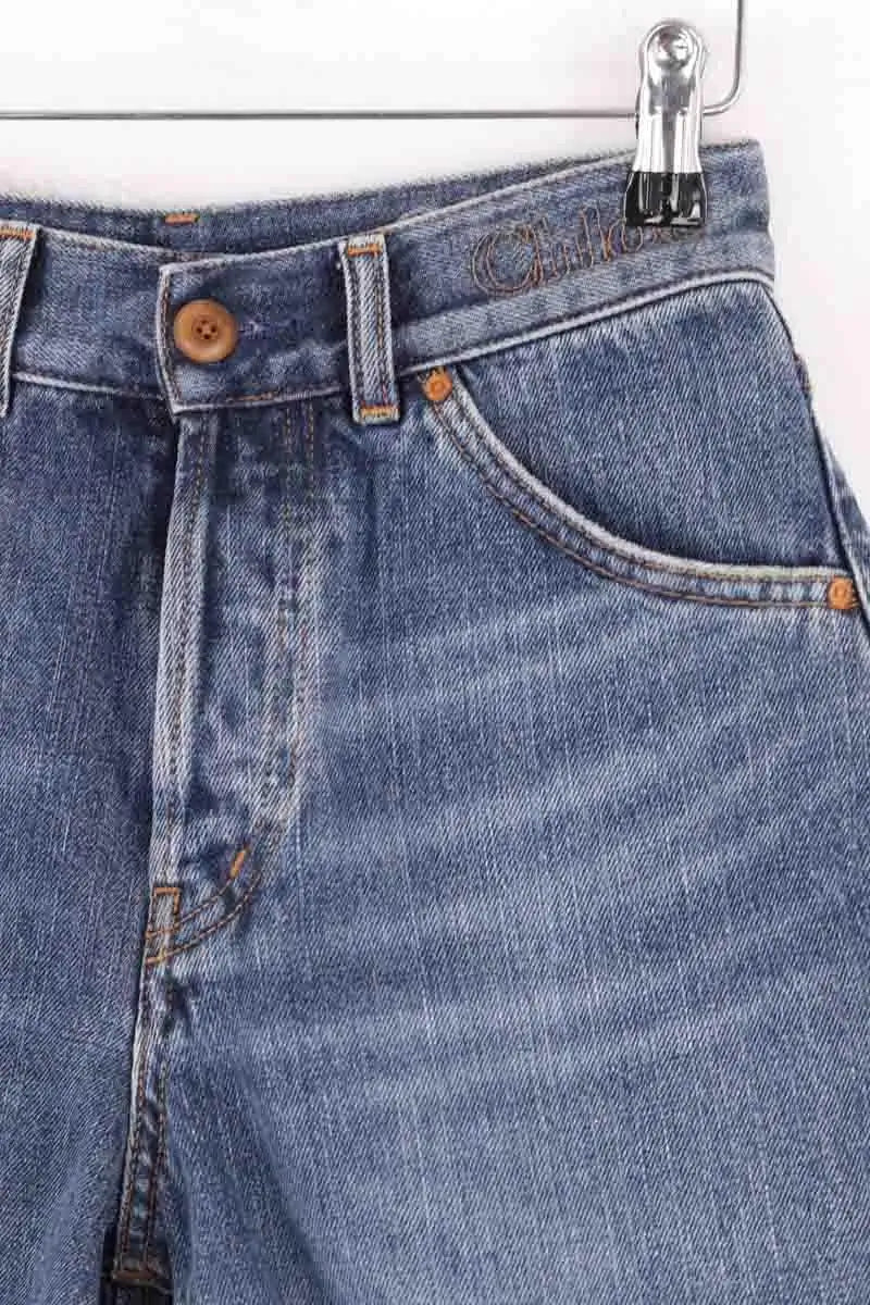 Mini short Chloé Bleu en Coton
