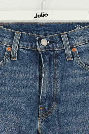 Jean droit Levi's 502 Bleu en Coton