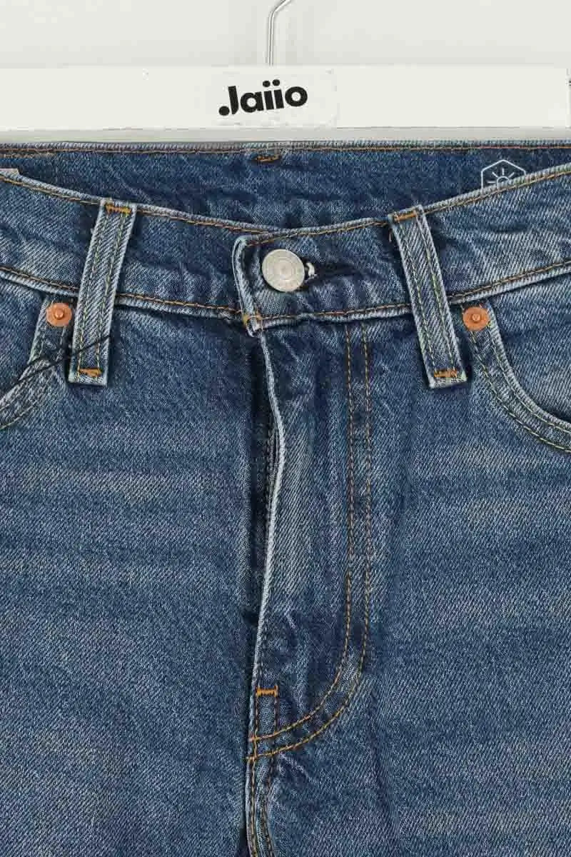 Jean droit Levi's 502 Bleu en Coton