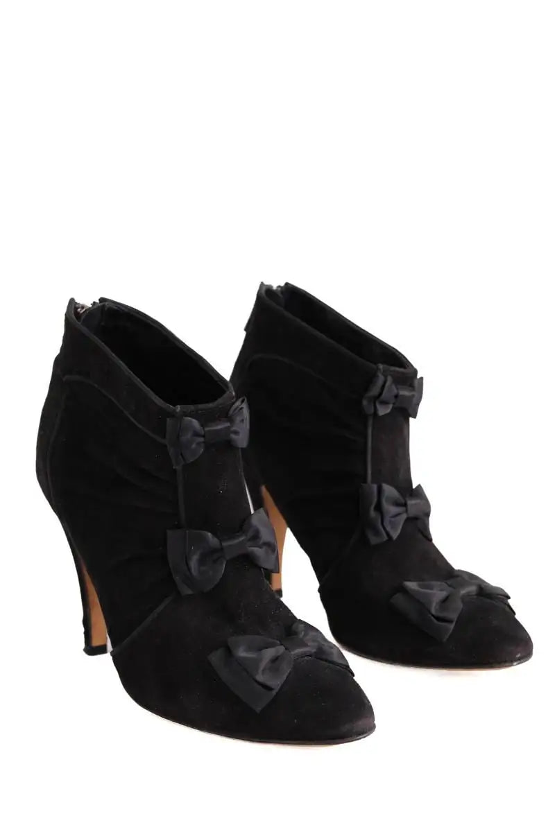 Talons Paul & Joe Noir en Daim