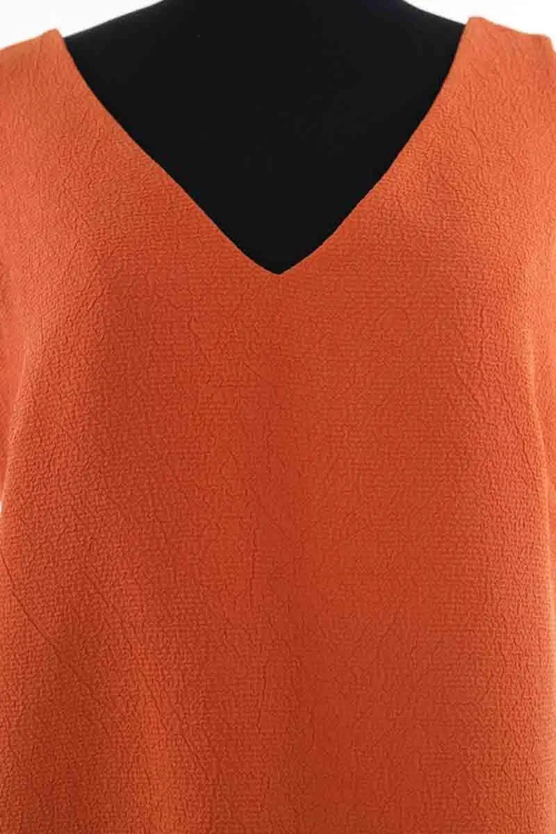 Robe Sandro Orange en Synthétique