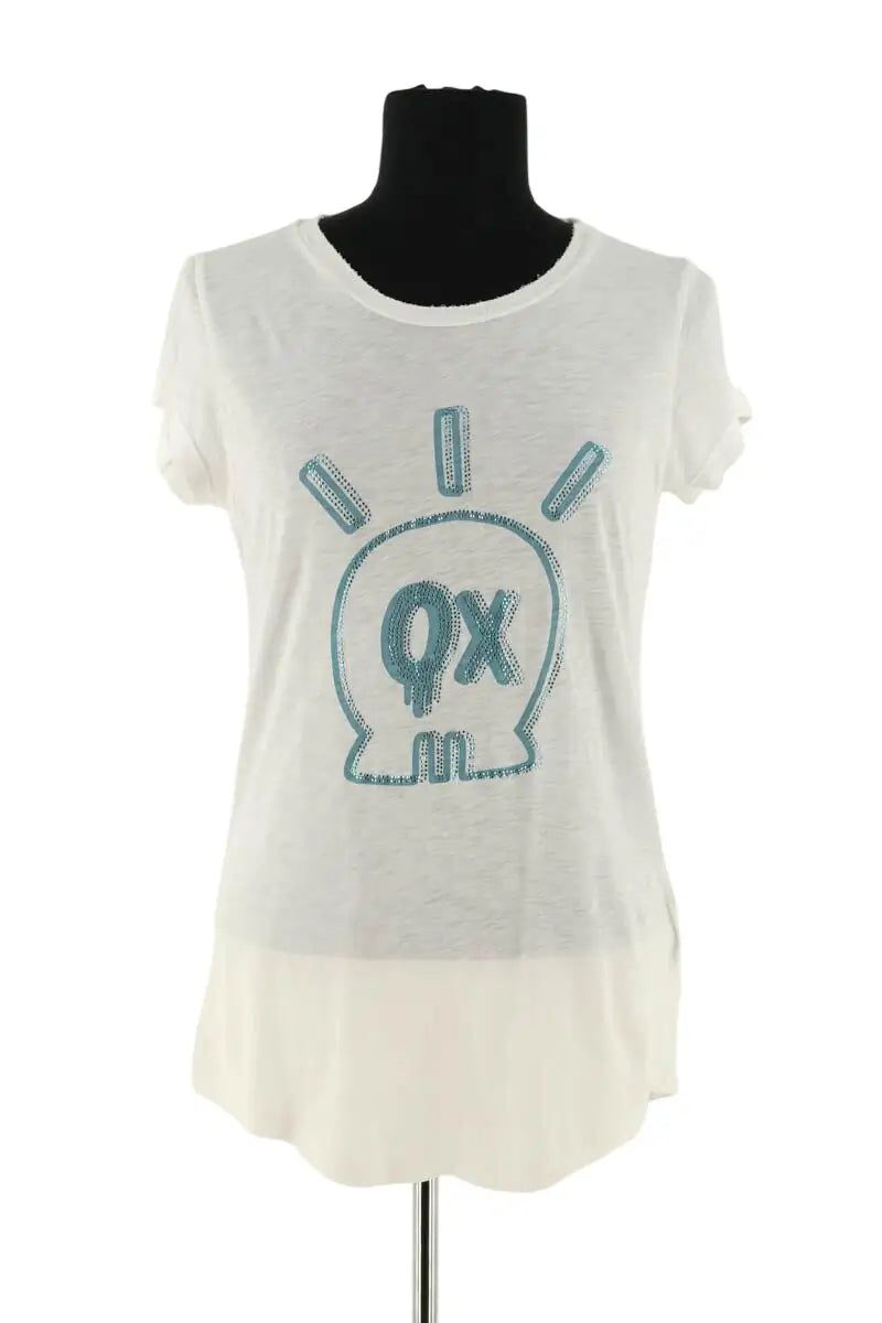 T-shirt Zadig & Voltaire Blanc en Coton, taille M - Seconde Main