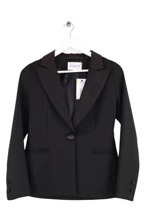 Blazer Claudie Pierlot Noir en Synthétique, taille S - Seconde Main