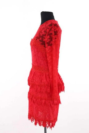 Robe The Kooples Rouge en Synthétique