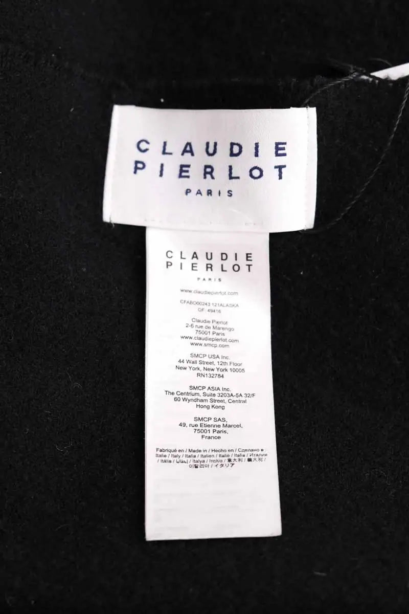 Écharpe Claudie Pierlot Noir en Laine