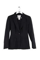 Blazer Mugler Noir en Synthétique, taille XS - Seconde Main