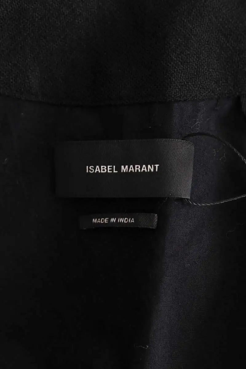 Caban Isabel Marant Noir en Laine