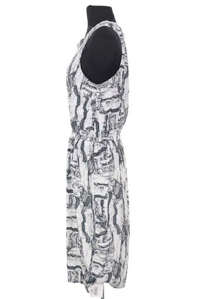 Robe American Vintage Gris en Synthétique