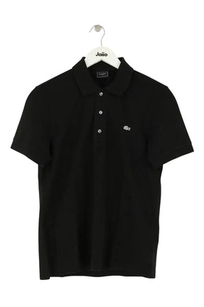 Polo Lacoste Noir en Coton, taille M - Seconde Main