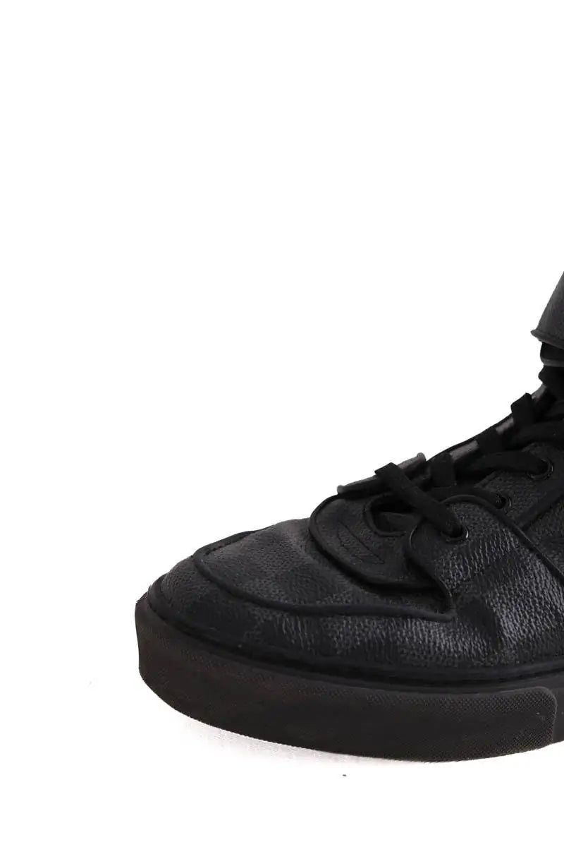 Baskets Louis Vuitton Noir en Cuir