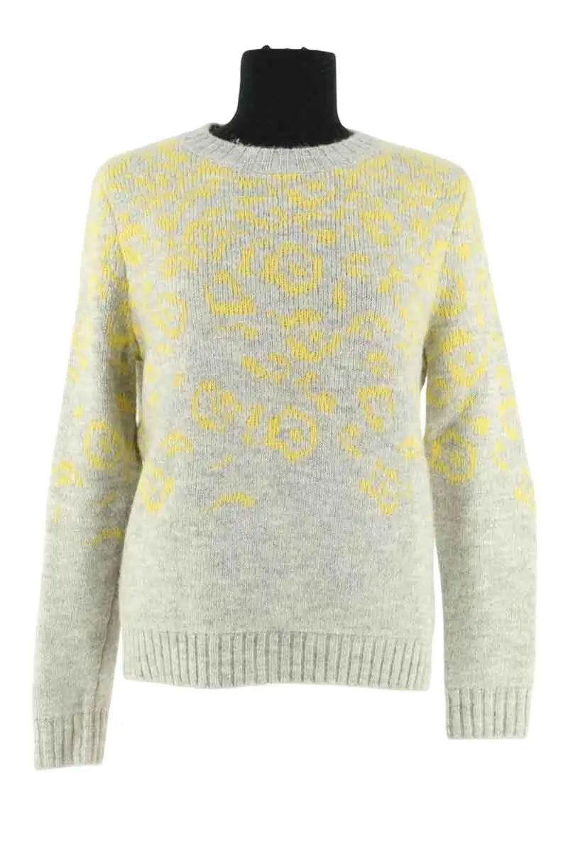 Pull Maje Gris en Synthétique, taille S - Seconde Main