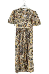 Robe Ba&Sh Jaune en Viscose, taille S - Seconde Main