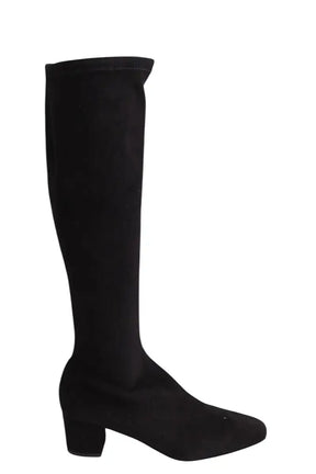 Bottes LK Bennett Eldon Noir en Daim, taille 39 - Seconde Main