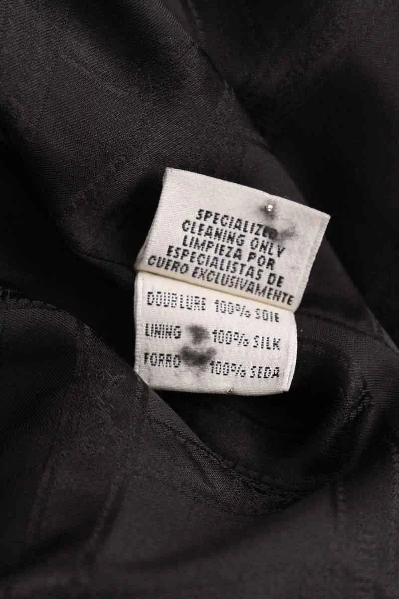 Manteau Hermès Marron en Cuir