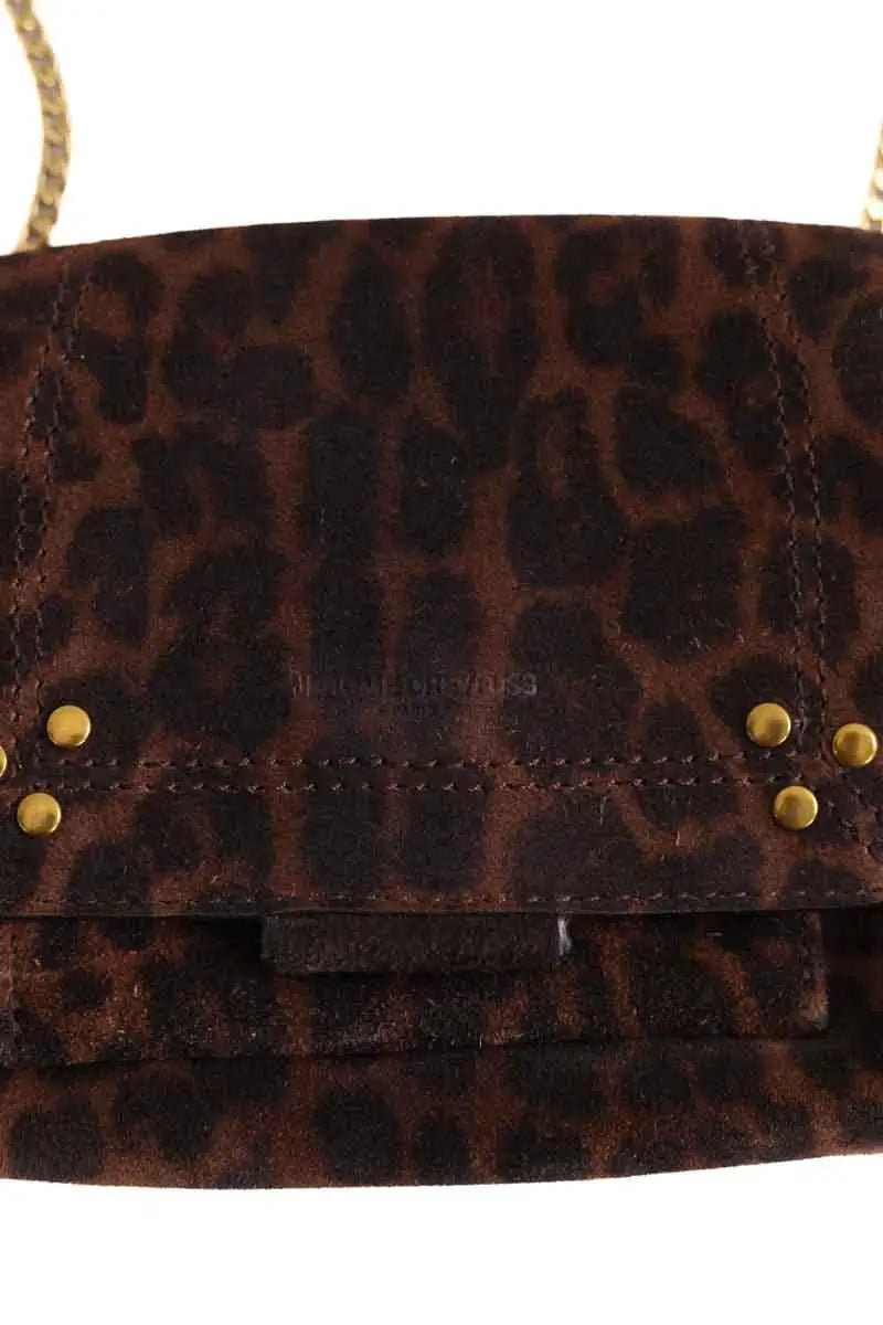Mini sac Jérôme Dreyfuss LULU S Marron en Cuir