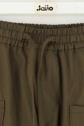 Pantalon large The Frankie Shop Kaki en Synthétique