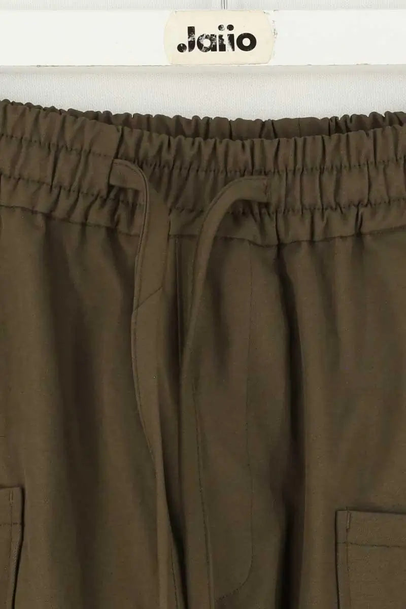 Pantalon large The Frankie Shop Kaki en Synthétique